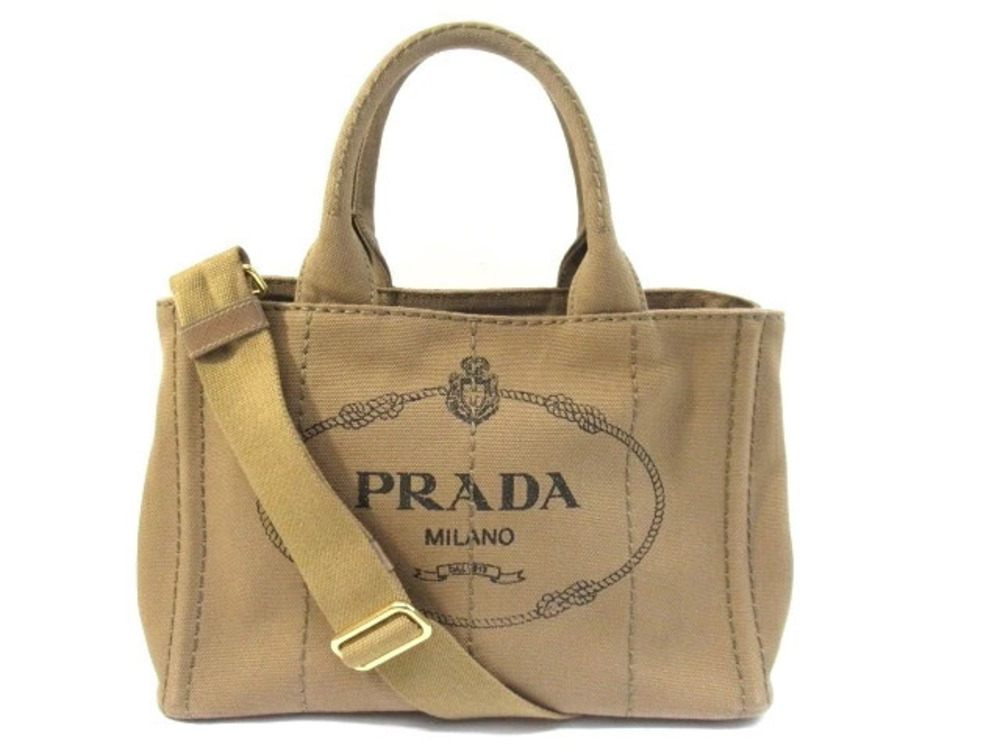 Prada Canapa handbag brown